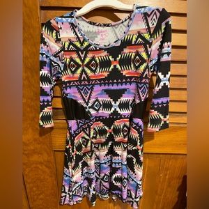 Flowers By Zoe 3/4 sleeve girls dress‎